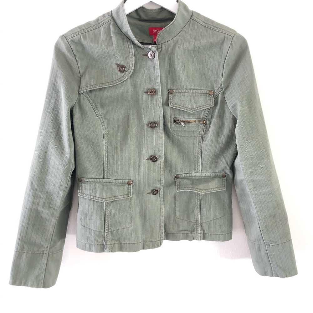 Military Style Army Green Jacket